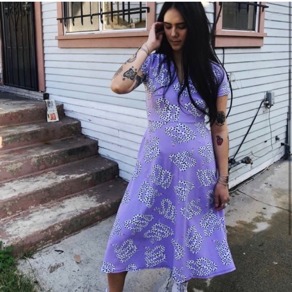 Nooworks Micotti Snakes Greta Dress - Size Large - EUC